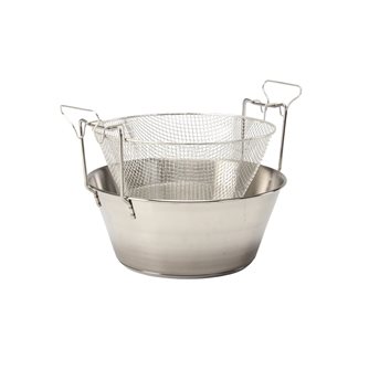 Friteuse 30 cm inox compatible induction
